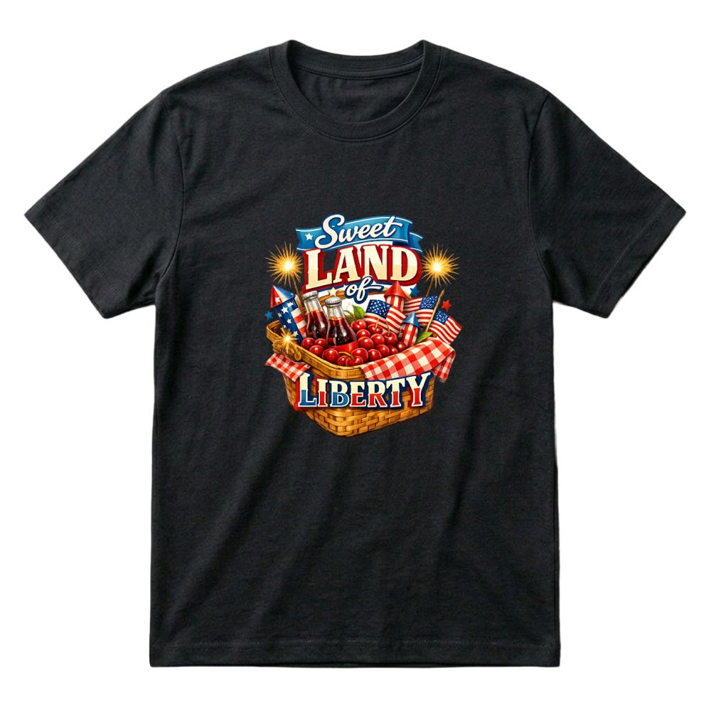 Product 4th of July Sweet Land Of Liberty T-Shirt