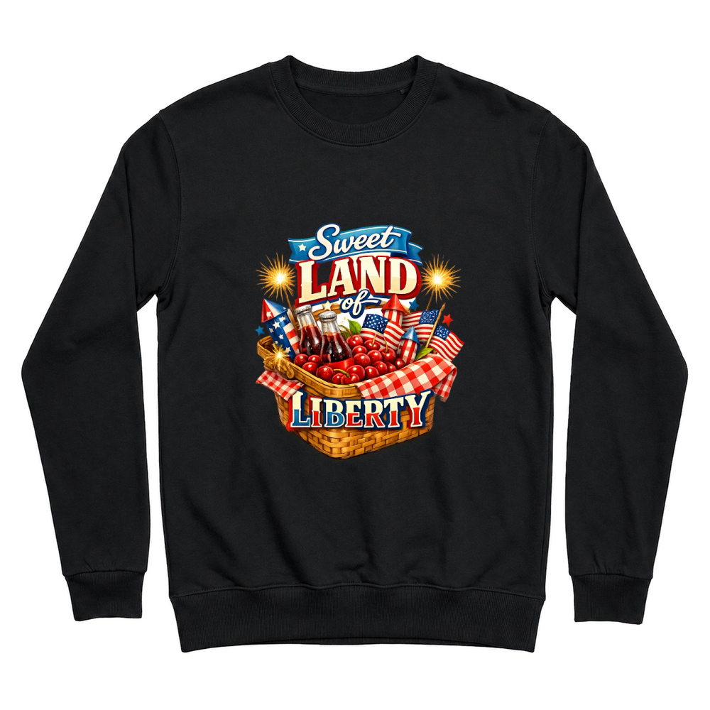 Product 4th of July Sweet Land Of Liberty Unisex Sweatshirt