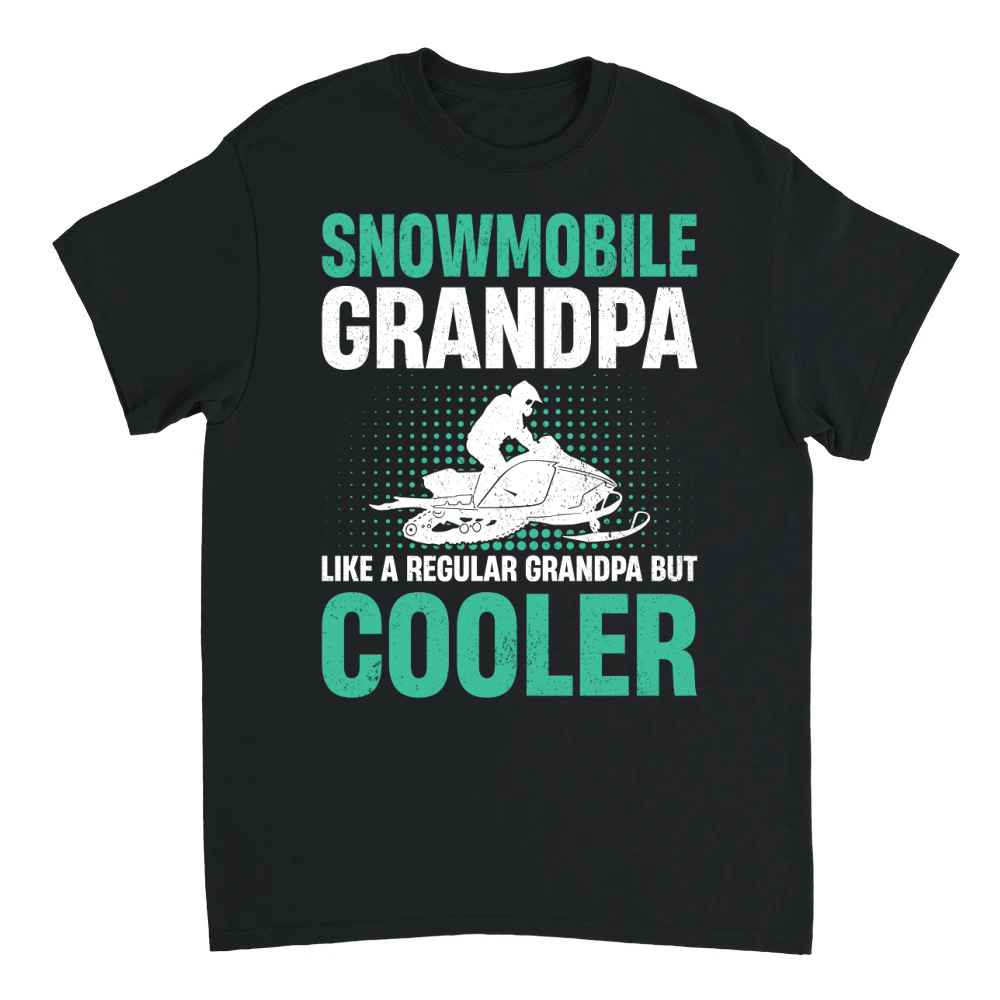 Product Snowmobile Grandpa Like A Regular Grandpa But Cooler (4) Unisex T-shirt
