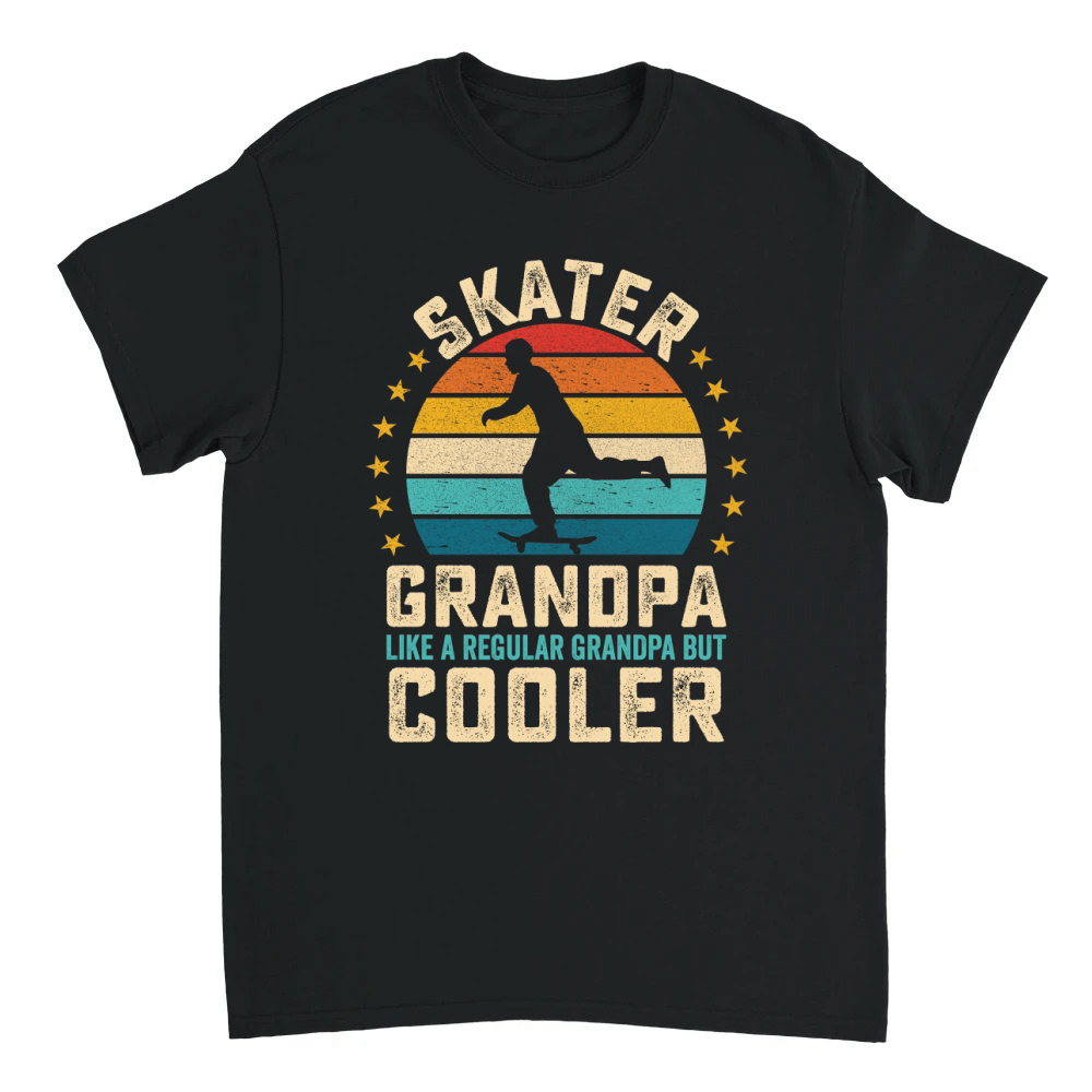 Product Skater Grandpa Like A Regular Grandpa But Cooler (1) Unisex T-shirt