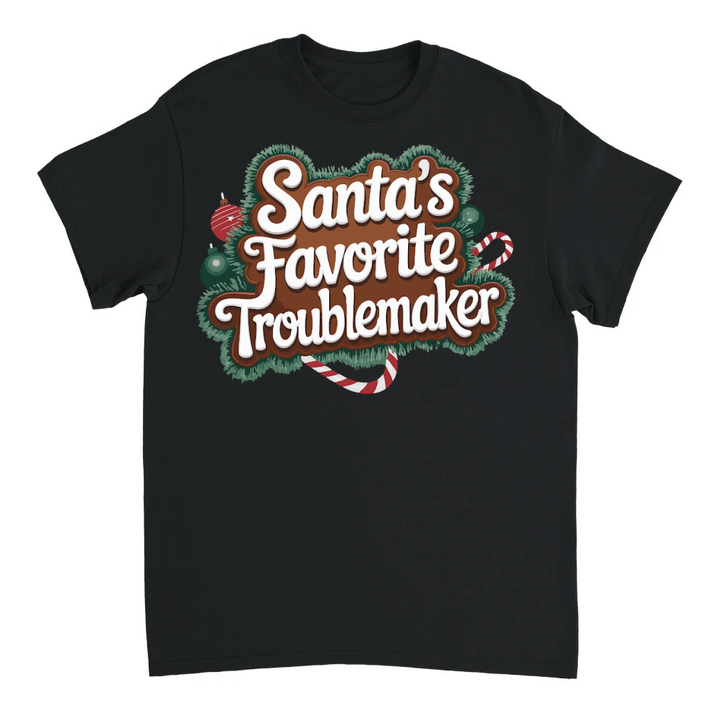 Product Santa's favirite troublemaker 7 Unisex T-shirt