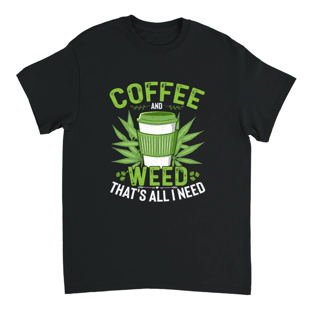 Product Coffee and weed that's all i need 1 Unisex T-shirt