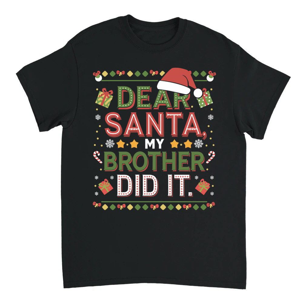 Product Dear santa my brother did it 2 Unisex T-shirt