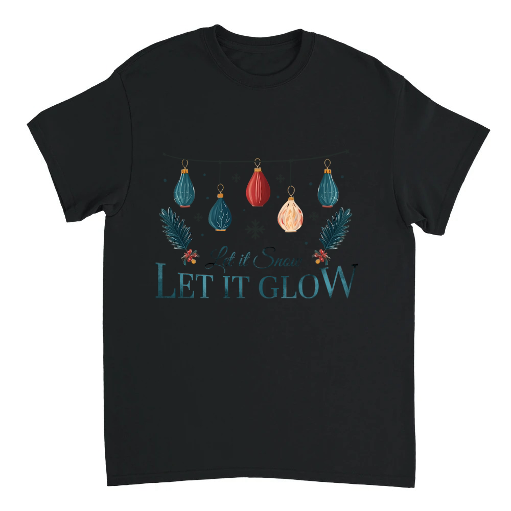 Product Let it snow, let it glow Unisex T-shirt