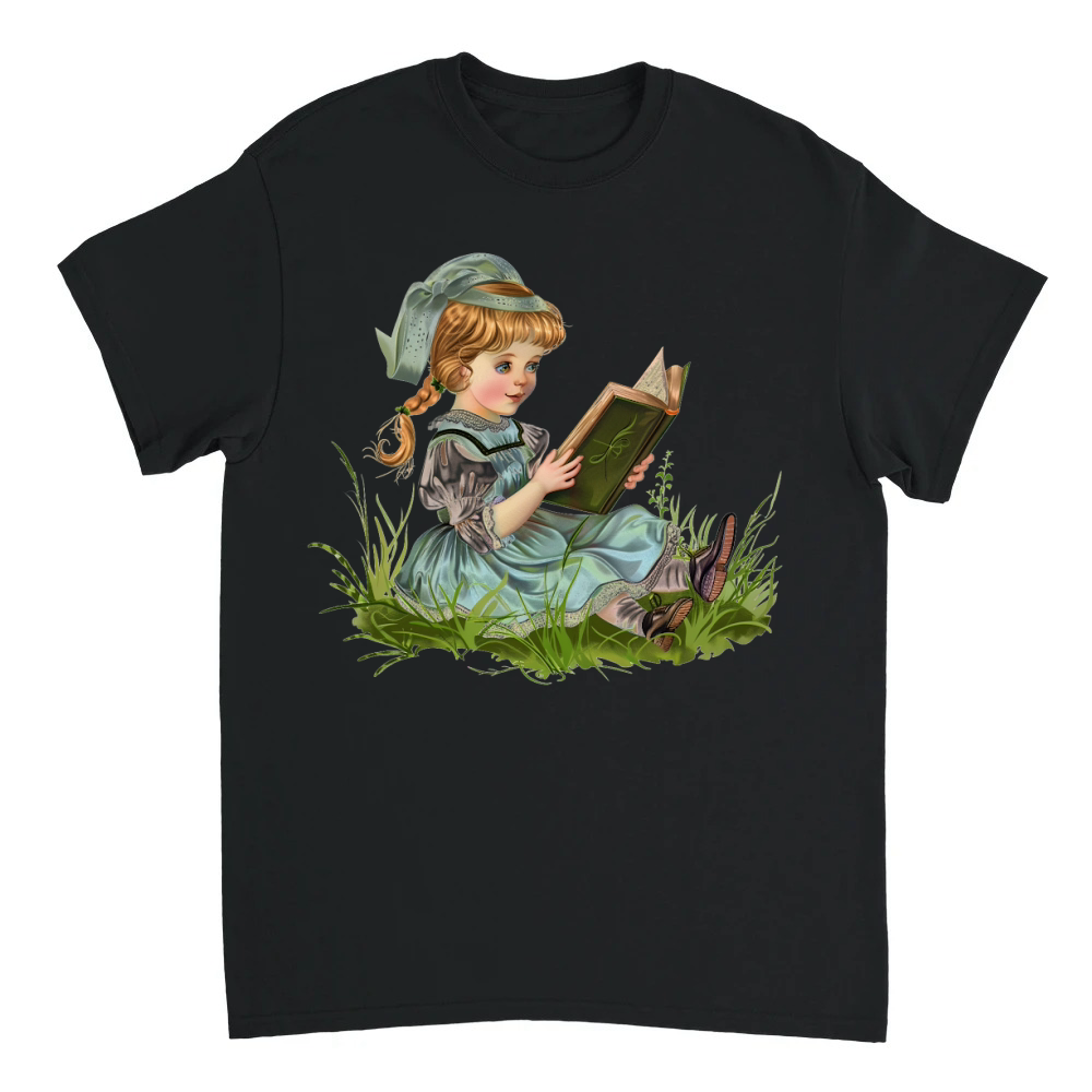 Product a little girl wearing Unisex T-shirt