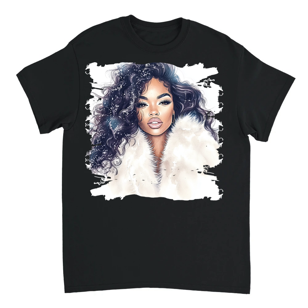 Product Christmas Girl Square 7 Unisex T-shirt