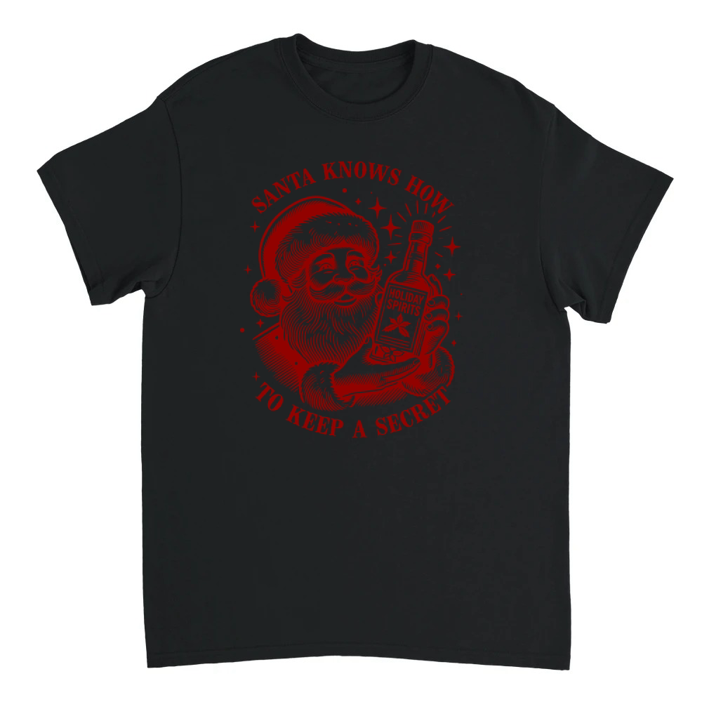 Product 4 Santa knows how to keep a secret Unisex T-shirt