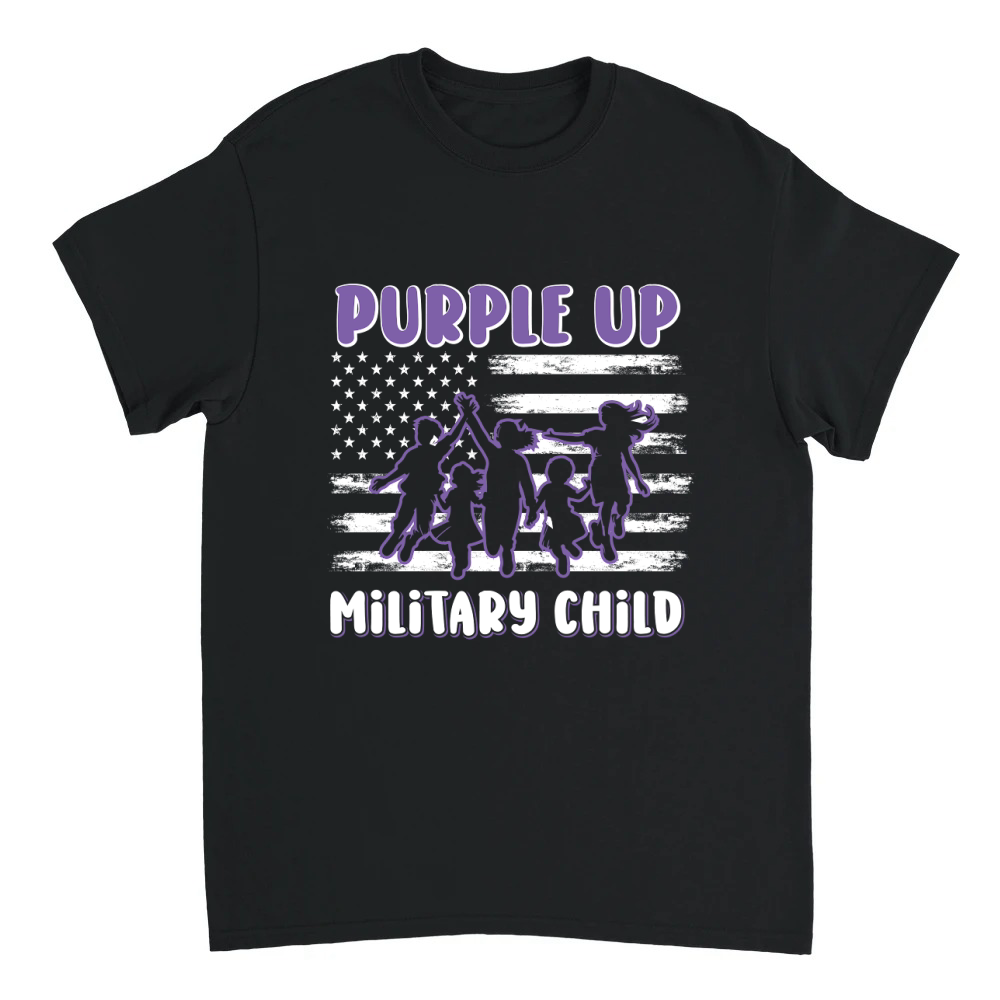 Product Purple up military child2 Unisex T-shirt