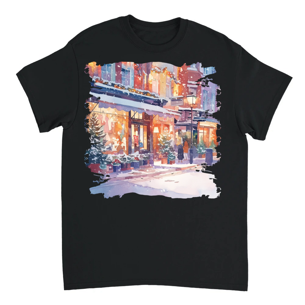Product 1. 1 Cozy Christmas City 04 Unisex T-shirt