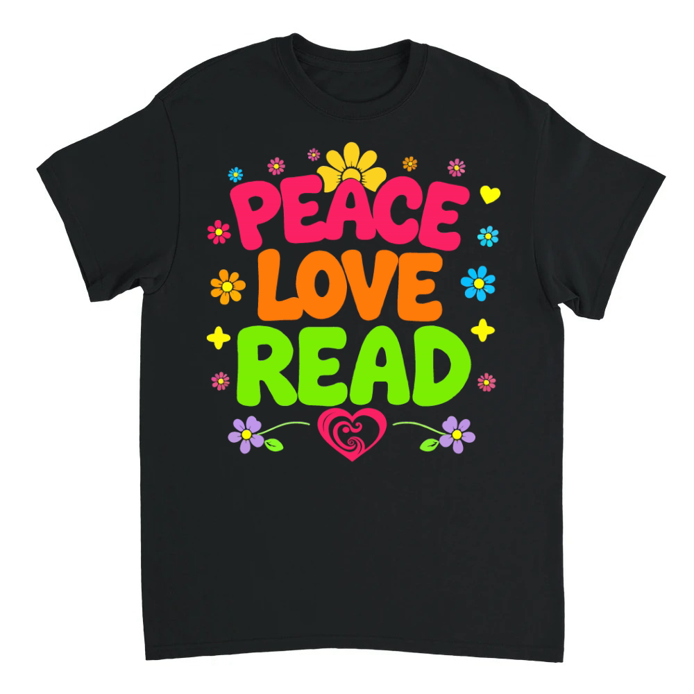 Product peace love read Unisex T-shirt