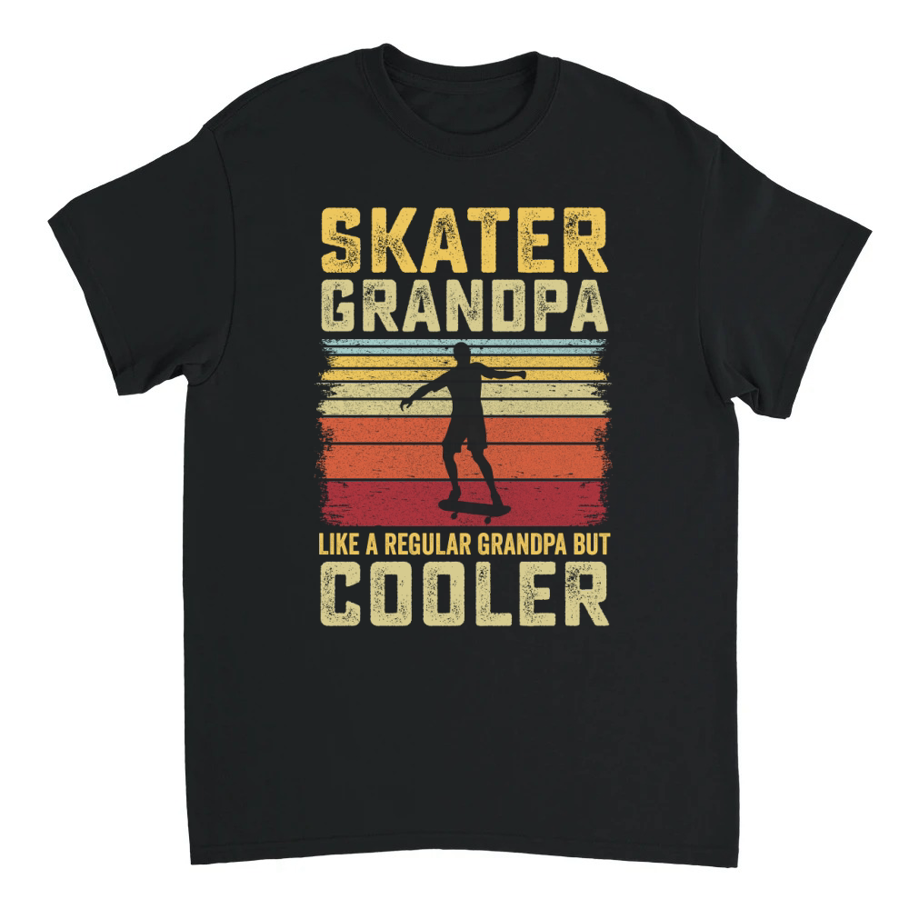 Product Skater Grandpa Like A Regular Grandpa But Cooler (2) Unisex T-shirt