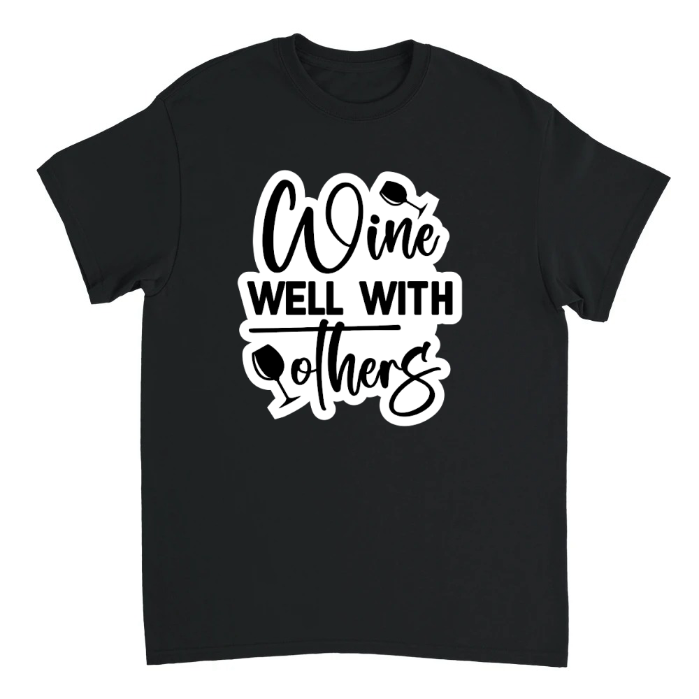 Product Wine Well With Others Unisex T-shirt