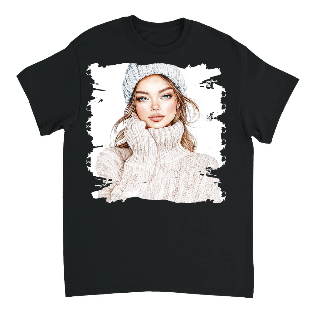 Product Christmas Girl Square 8 Unisex T-shirt