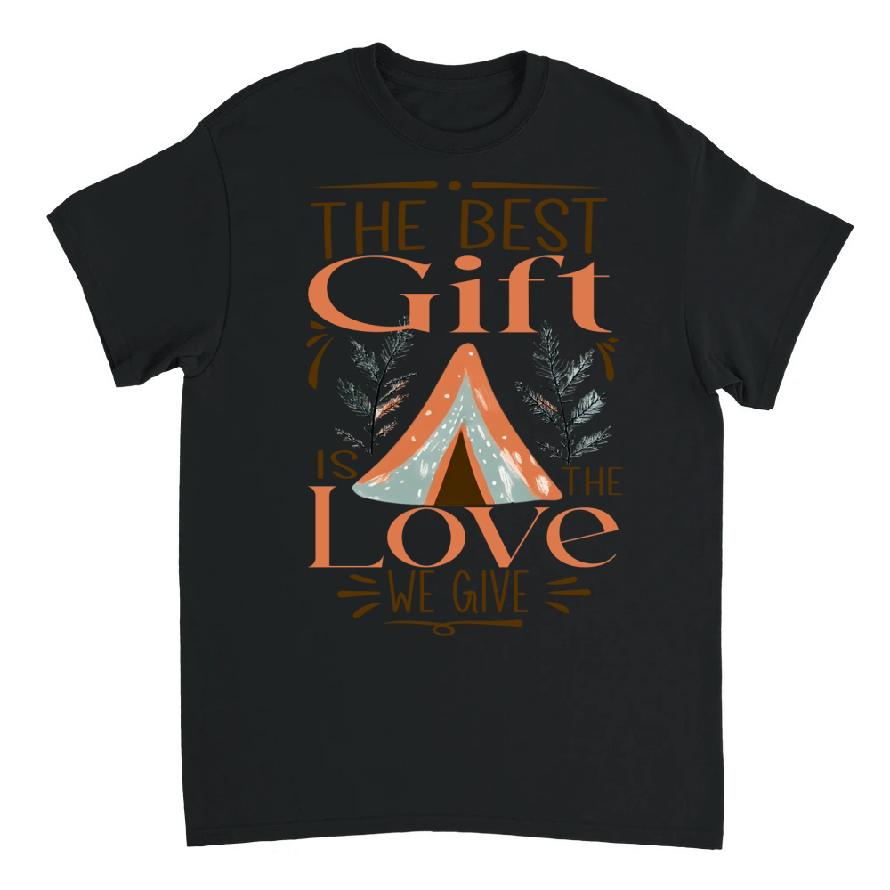 Product The best gift is the love we give Unisex T-shirt