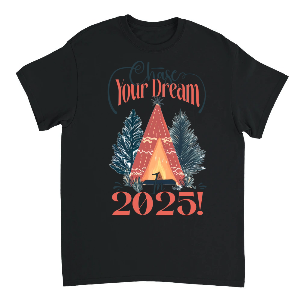 Product Chase your dreams in 2025 Unisex T-shirt