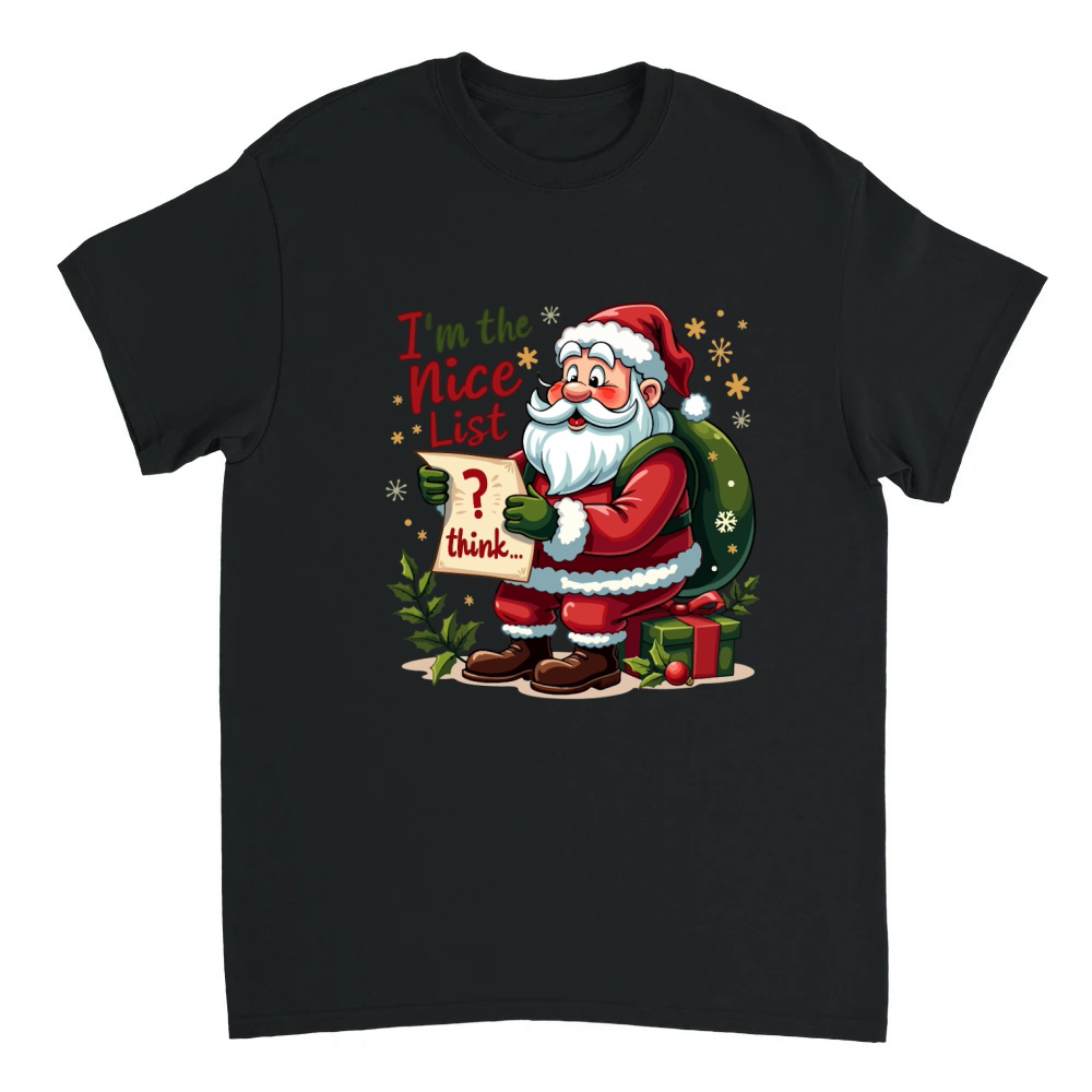 Product I'm the nice list think 5 Unisex T-shirt