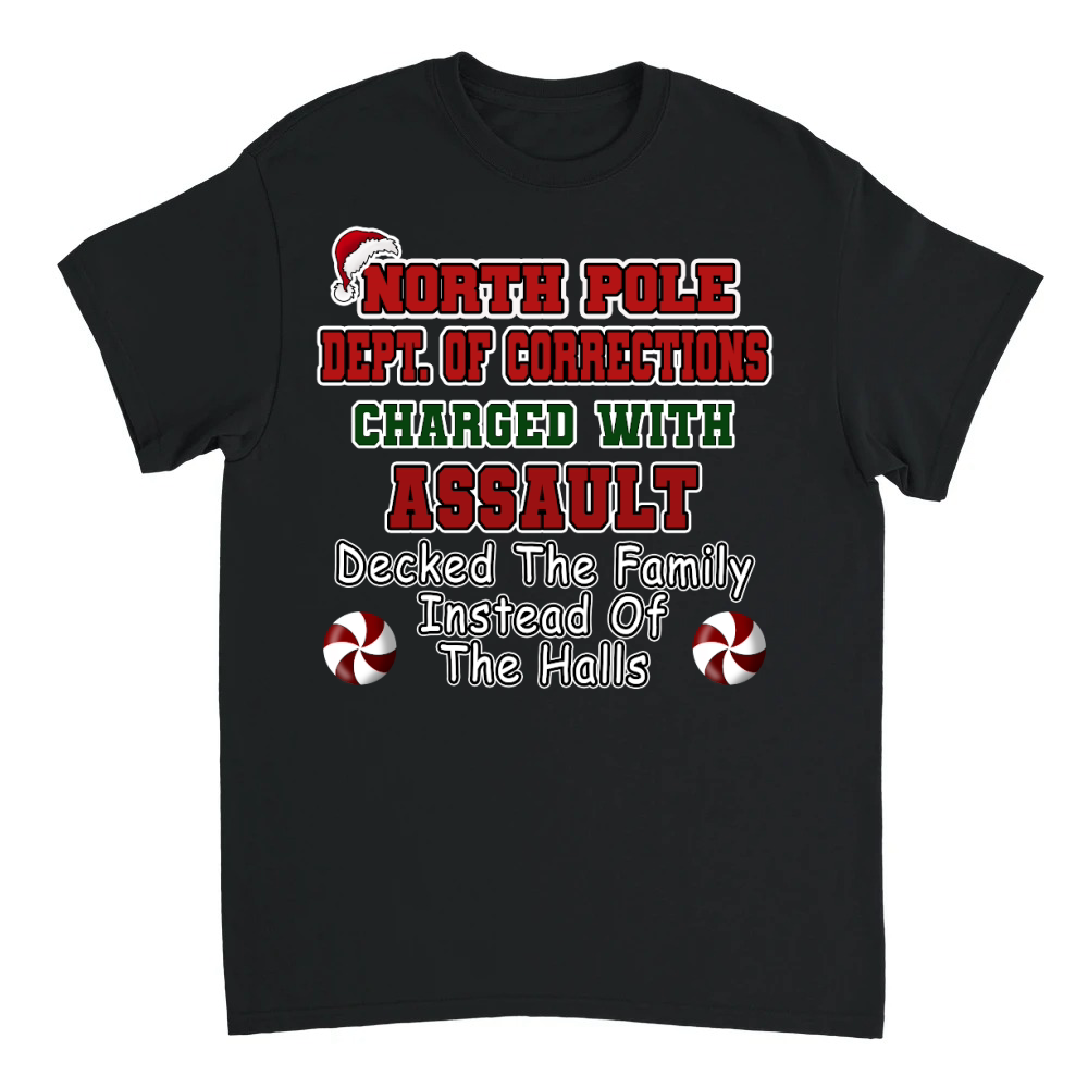 Product North Pole Dept Of Corrections Assault Unisex T-shirt