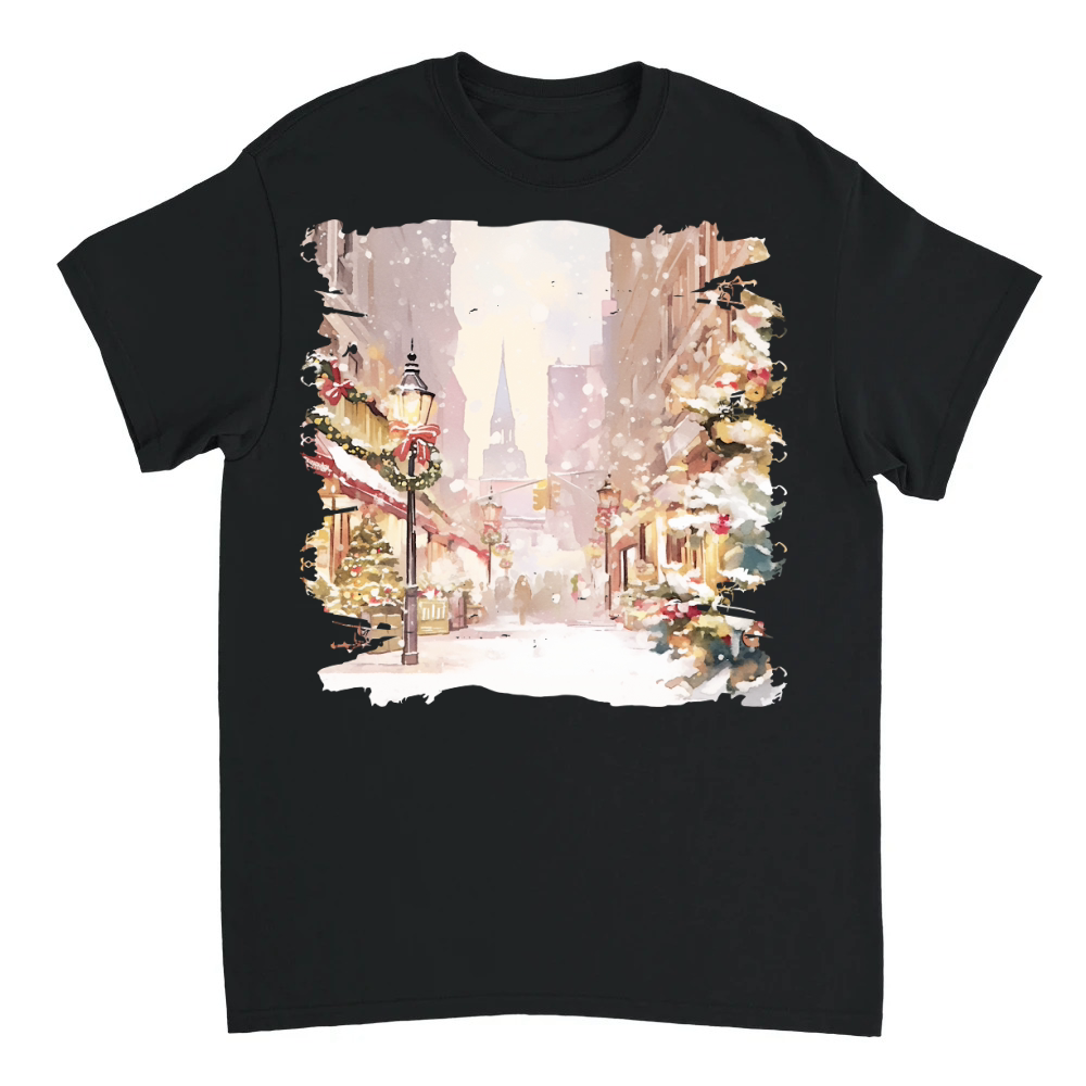 Product 2. 1 Cozy Christmas City 14 Unisex T-shirt