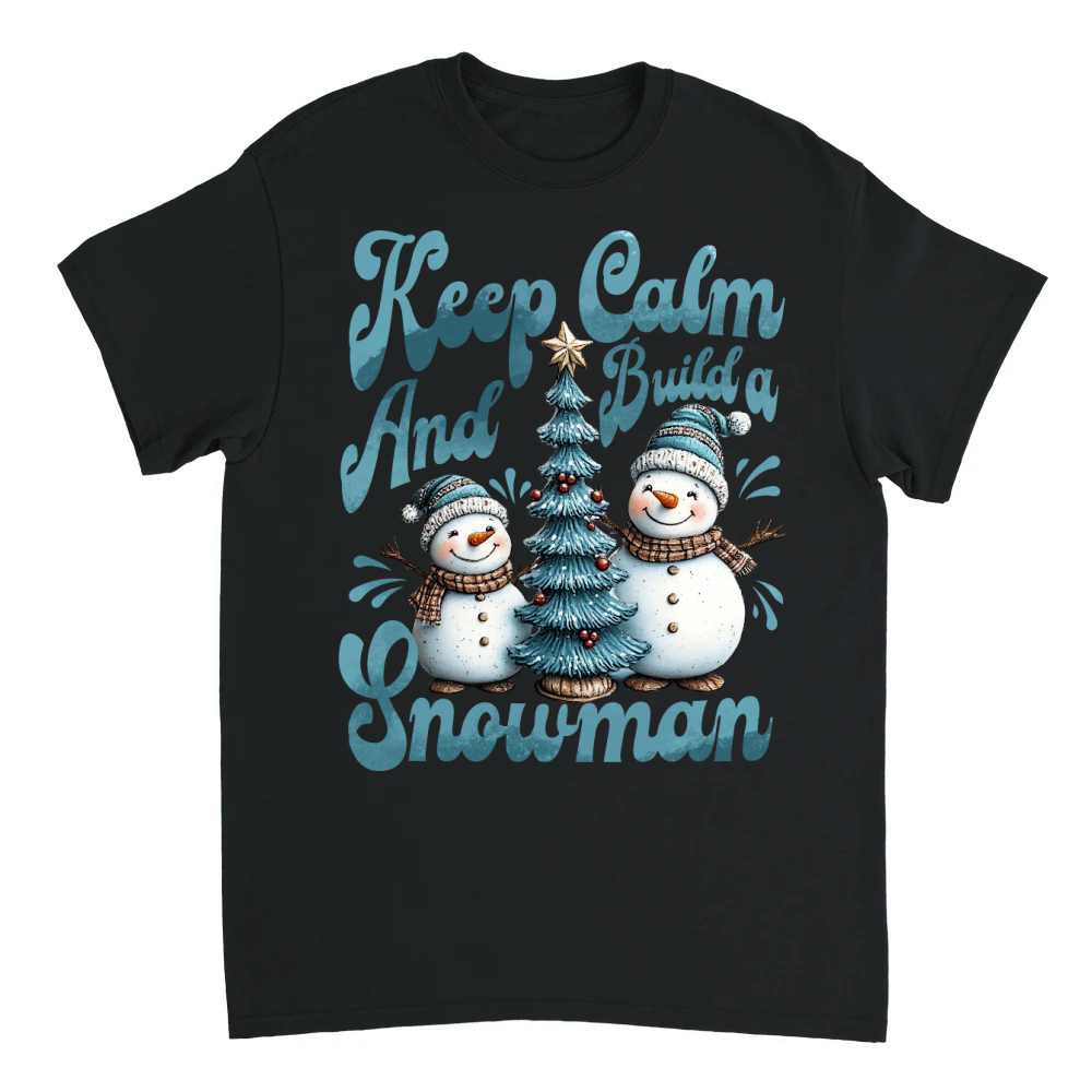Product Keep calm and build a snowman Unisex T-shirt