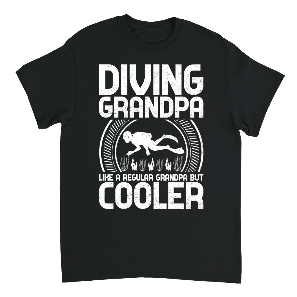 Product Diving Grandpa Like A Regular Grandpa But Cooler (9) Unisex T-shirt