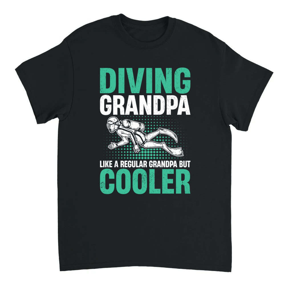 Product Diving Grandpa Like A Regular Grandpa But Cooler (4) Unisex T-shirt