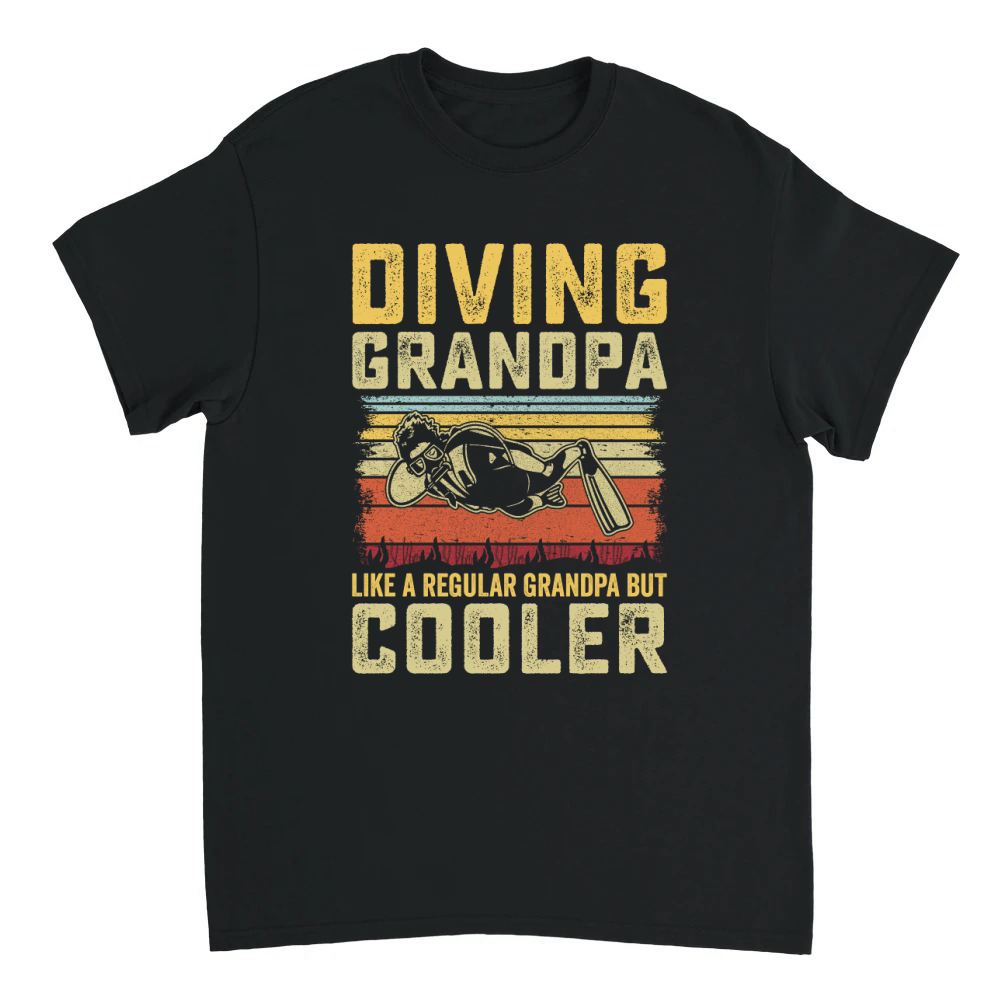 Product Diving Grandpa Like A Regular Grandpa But Cooler (2) Unisex T-shirt