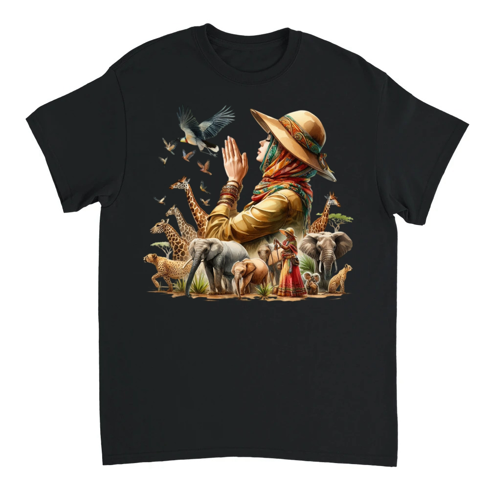 Product African Safaris Praying Woman Unisex T-shirt