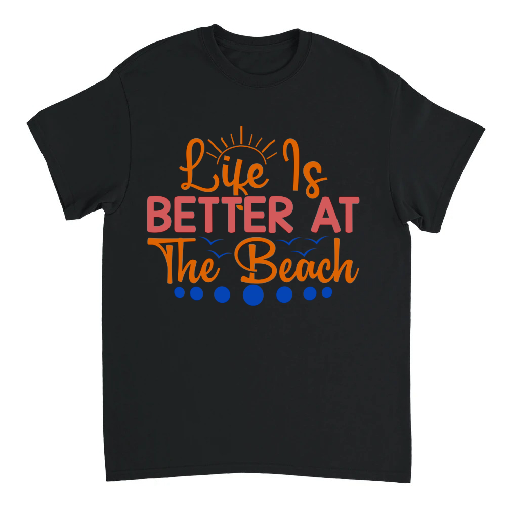 Product Life is better at the beach 1 Unisex T-shirt