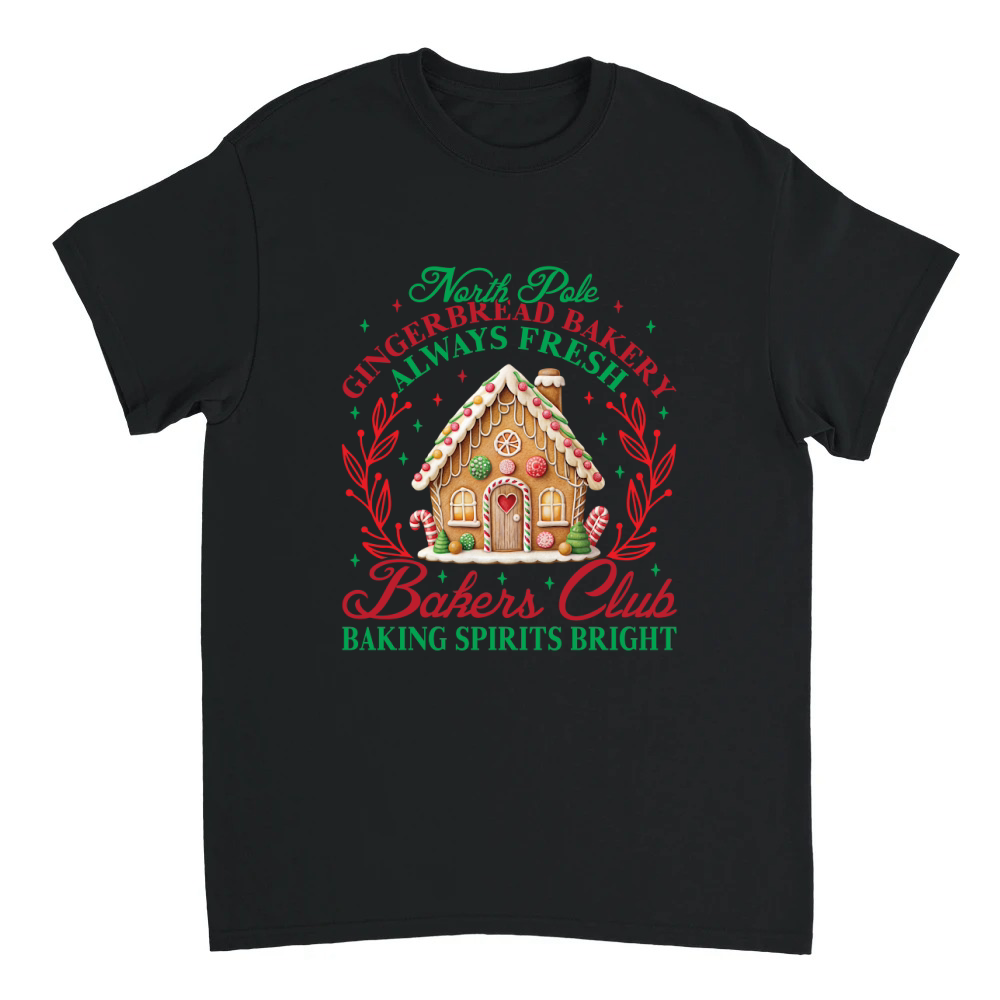 Product North Pole Gingerbread Bakery Always Fresh Bakers Club Unisex T-shirt