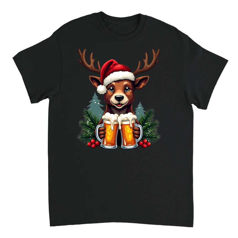 Product Funny Animal Beer Christmas Sublimation 6 07 Unisex T-shirt