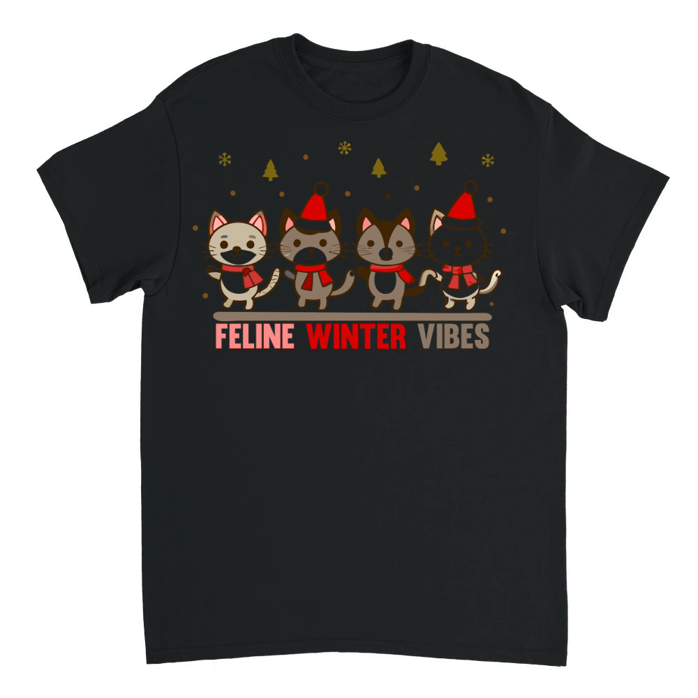 Product Feline Winter Vibes Unisex T-shirt